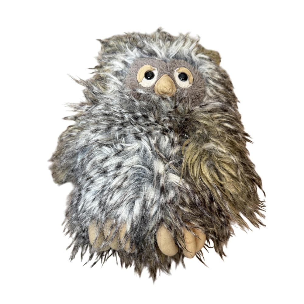 Jellycat London Brown Gray Owl Plush Stuffed Animal Toy Small Soft Fluffy Cuddly
